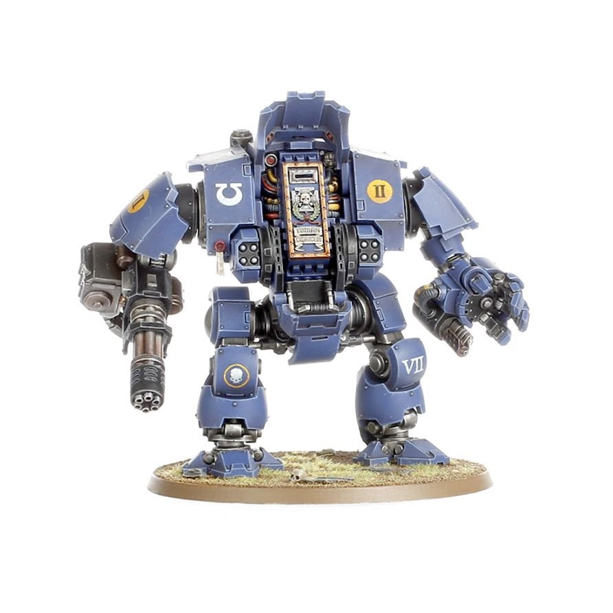 Warhammer 40,000 Space Marines Primaris Redemptor Dreadnought Kit – Multi-Part Plastic Model with Weapons Options, 90mm Base & Transfer Sheet – Highly