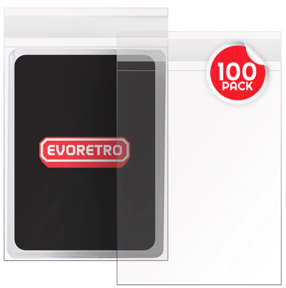 ER Team Bags Sleeves Resealable 100 Pack for PSA Graded Card Slabs – Clear Protective Sleeves, Acid-Free, Archival Safe, Scratch Protection for