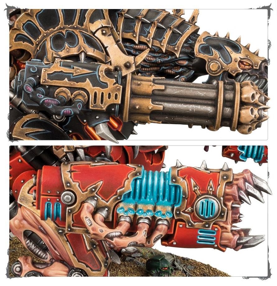 Warhammer 40K Chaos Space Marines Forgefiend Miniature Kit – Buildable Daemon Engine for Chaos Space Marines, World Eaters & Thousand Sons – Plastic