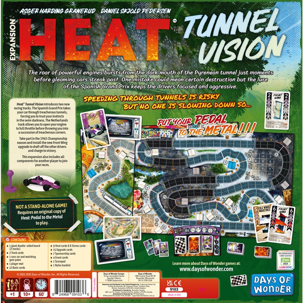 Heat Tunnel Vision Expansion Board Game