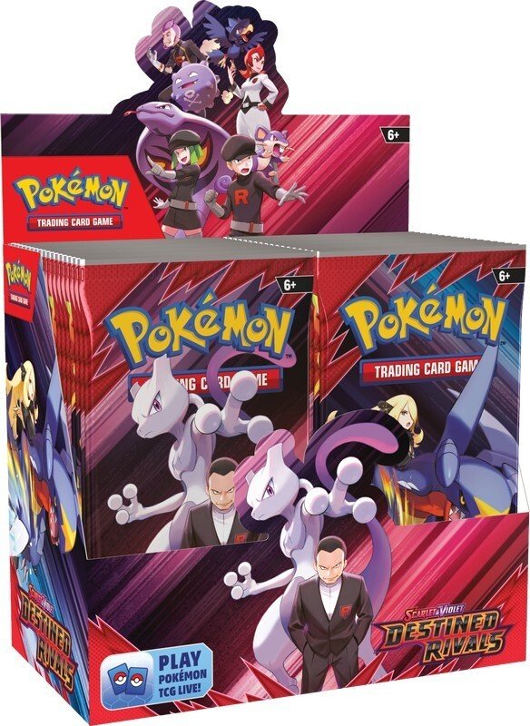 Pokemon Scarlet & Violet Destined Rivals Booster Box Display