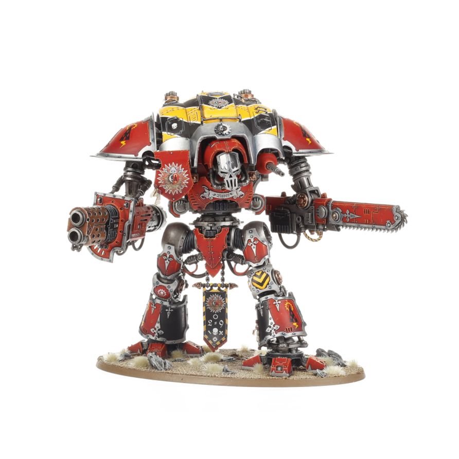 Warhammer 40K Imperial Knights Knight Questoris Model Kit – Multipart Plastic War Machine Figure with 6 Build Configurations for Warhammer 40,000
