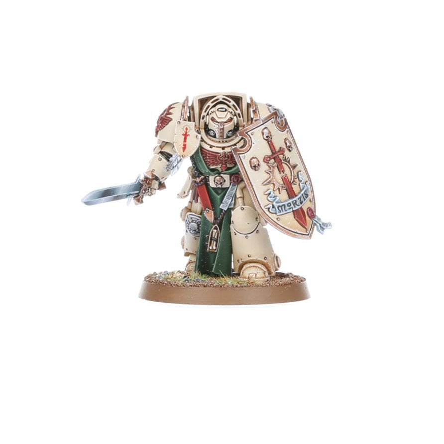 Warhammer 40,000 Dark Angels Deathwing Knights – Elite Dark Angels Terminator Squad Miniatures with Storm Shields, Power Swords & Heavy Maces