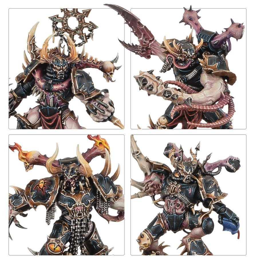 Warhammer 40K Combat Patrol Chaos Space Marines Army Box Set – 26 Multipart Miniatures Including Master of Possession, Possessed, Chaos Marines &