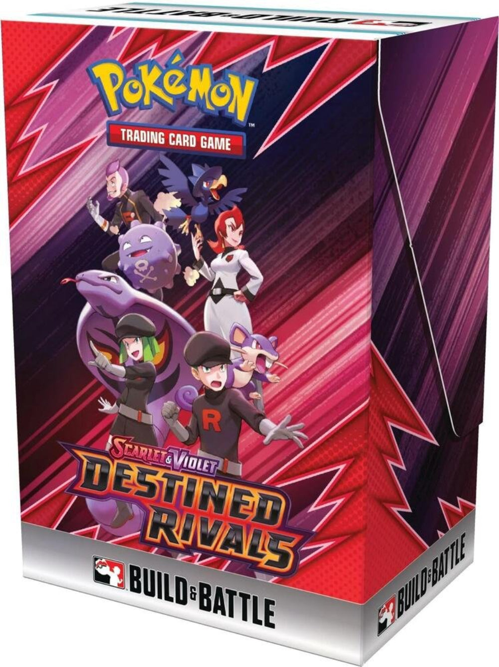 Pokémon TCG Scarlet & Violet Destined Rivals Build & Battle Box - 40-Card Deck, Exclusive Foil Promo, Booster Packs, Collectible Pokémon Cards &