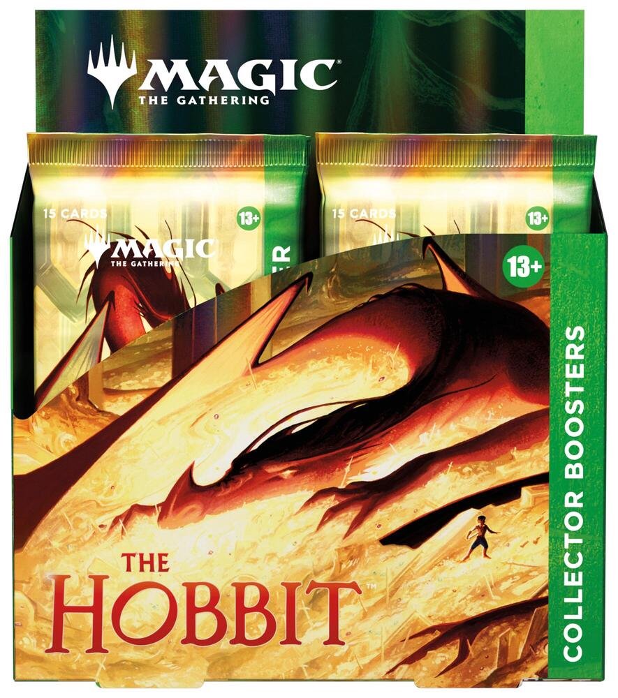 Magic: The Gathering The Hobbit Collector Booster Box – 12 Packs MTG Middle-earth Set with Foils, Rare & Mythic Cards, Box Topper
