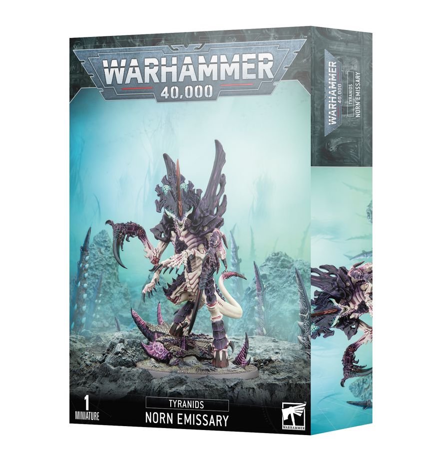 Warhammer 40,000 Tyranids Norn Emissary Miniature Model Kit – Builds Norn Emissary or Norn Assimilator – Massive Psychic Monster with Citadel 100mm