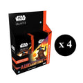 Fantasy Flight Games Star Wars Unlimited A Lawless Time Carbonite Booster Box Bundle 4x - Collector Booster Trading Cards Display, TCG Collectible