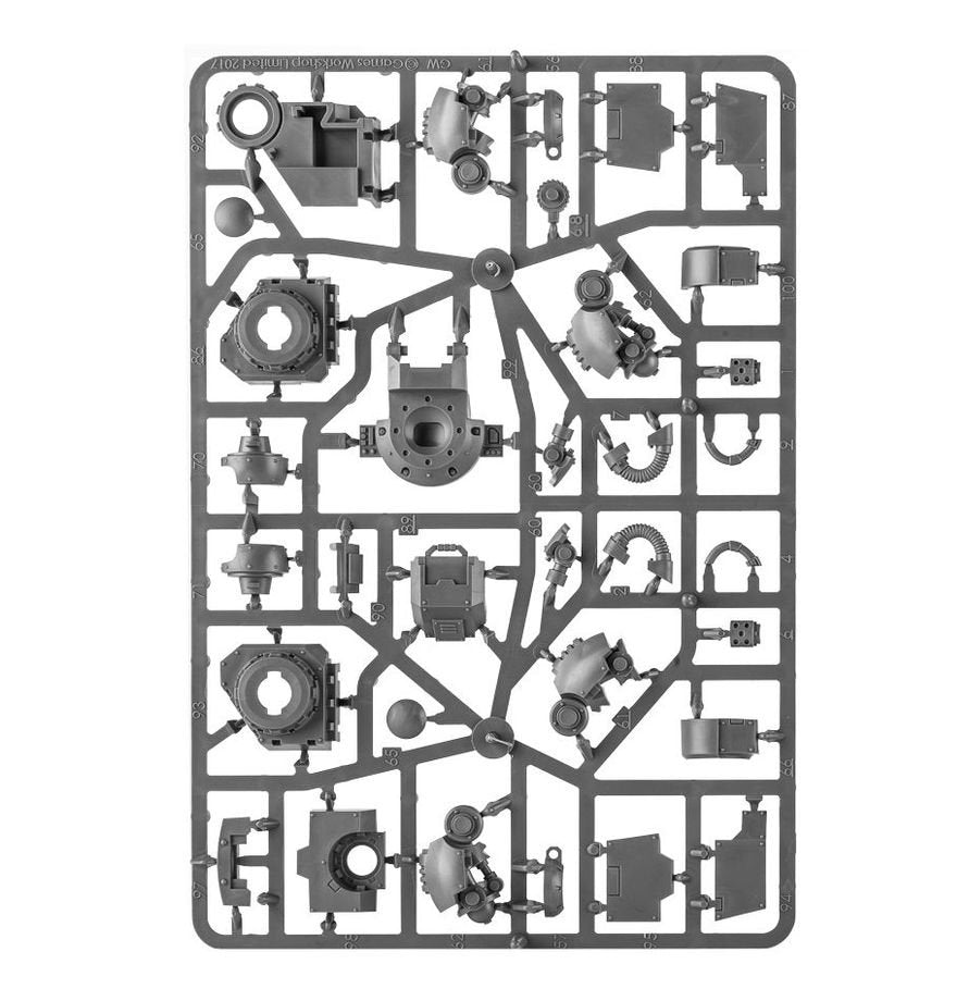 Warhammer 40,000 Space Marines Primaris Redemptor Dreadnought Kit – Multi-Part Plastic Model with Weapons Options, 90mm Base & Transfer Sheet – Highly