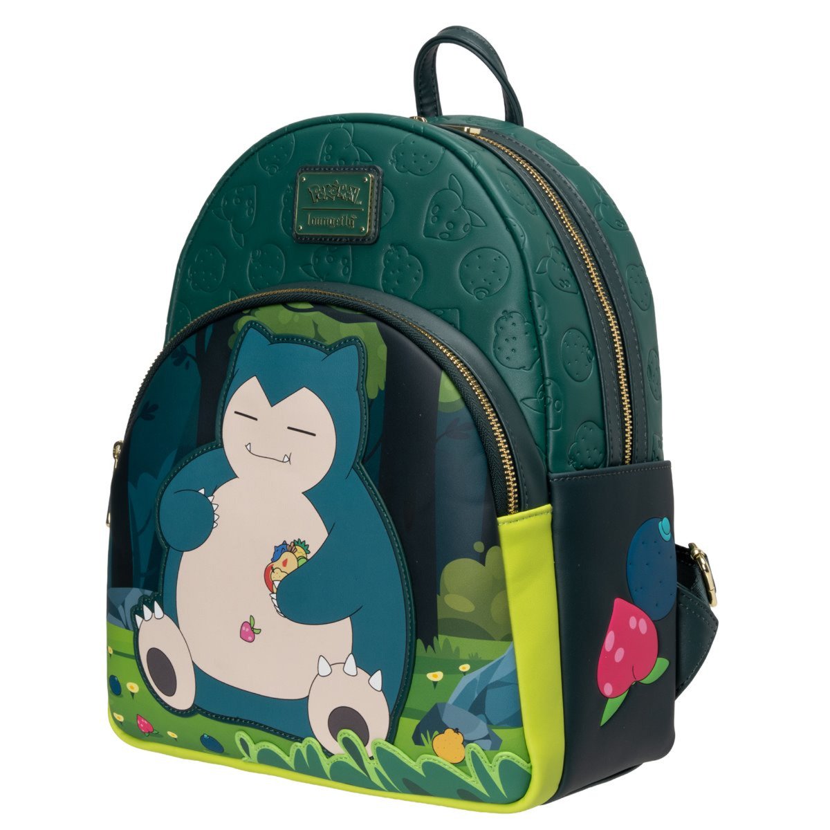 Pokemon Snorlax Midsize Backpack Entertainment Earth Exclusive by Loungefly, Faux Leather Backpack with Adjustable Straps, Limited Edition Pokemon