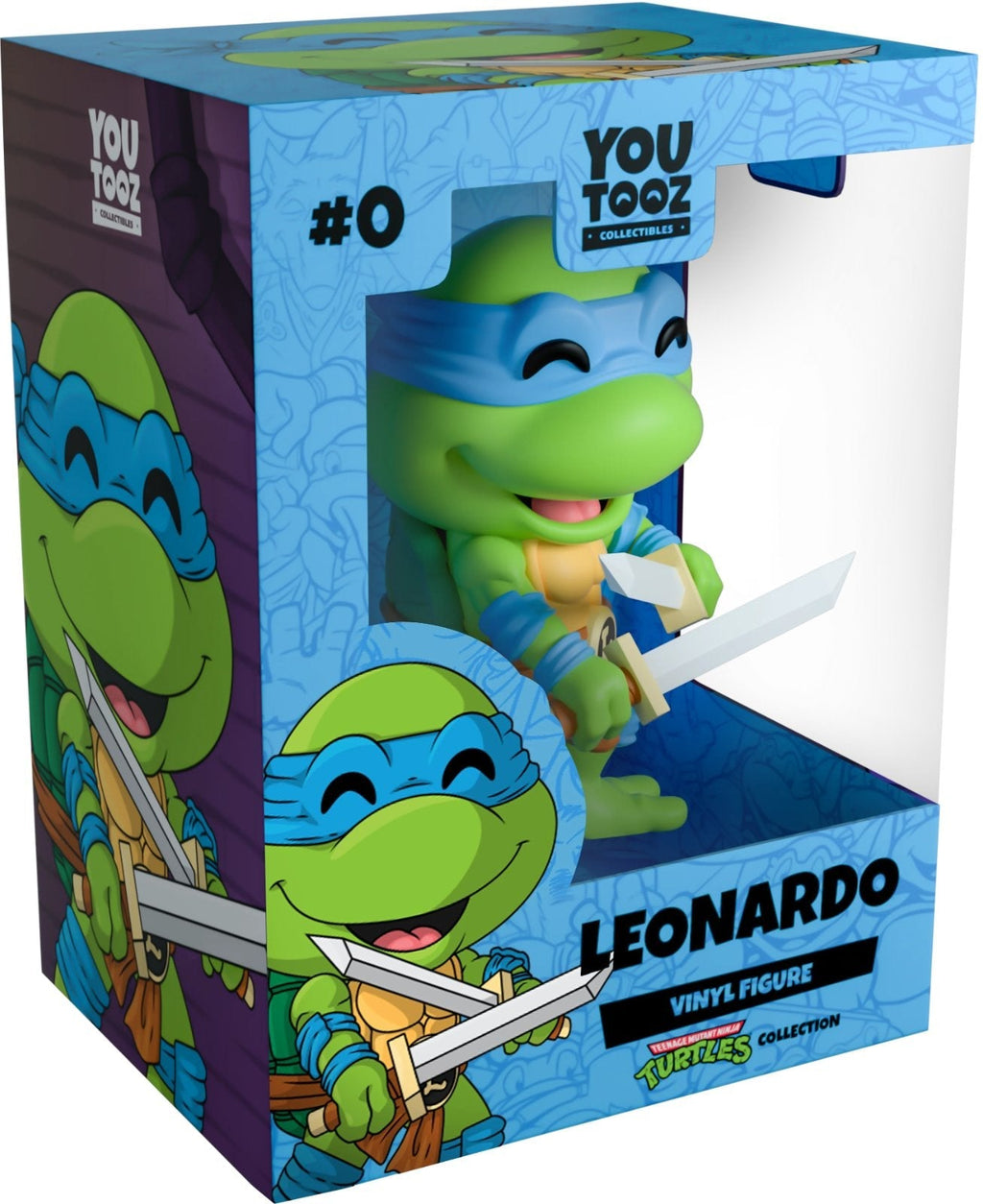 Leonardo Youtooz The Teenage Mutant Ninja Turtles Collection - 4.2" Collectible Vinyl Figure #0 with Window Display Box