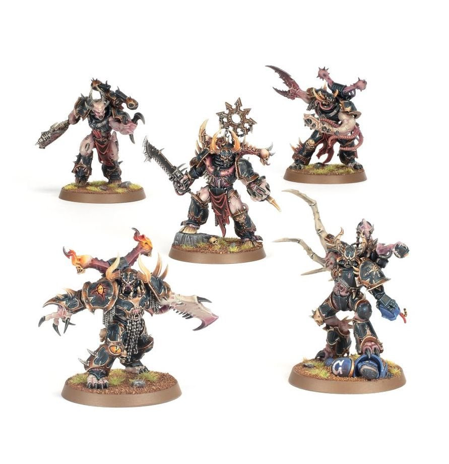 Warhammer 40K Combat Patrol Chaos Space Marines Army Box Set – 26 Multipart Miniatures Including Master of Possession, Possessed, Chaos Marines &