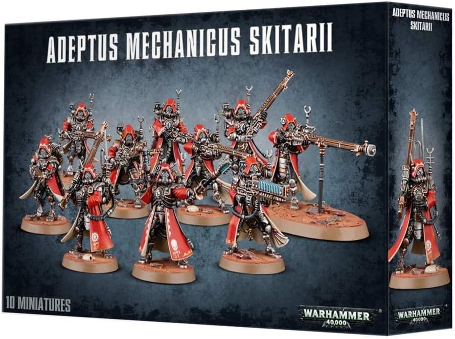 Warhammer 40K Adeptus Mechanicus Skitarii Rangers Vanguard Miniatures Set by Games Workshop Multi-Colored Tabletop Wargaming Model Kit