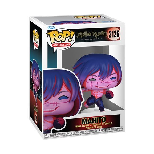 Funko Pop! Jujutsu Kaisen Shibuya Incident Mahito (Drill) Vinyl Figure #2126 with Case – Anime Funko Pop Collectible Toy Action Figure