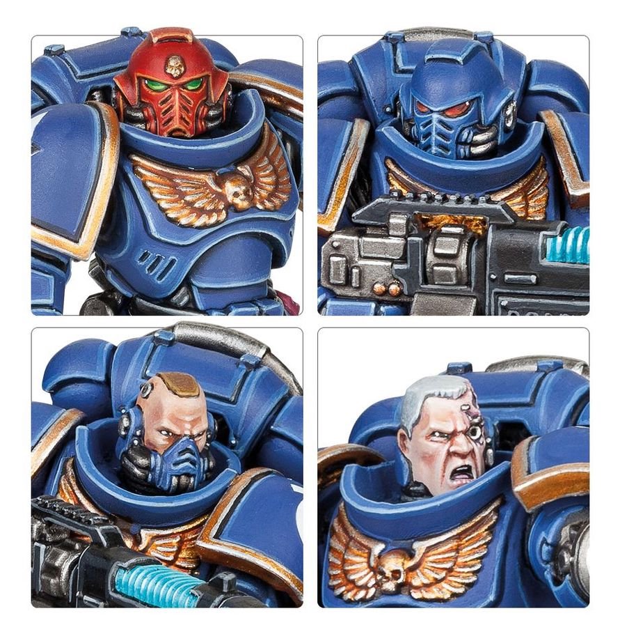 Warhammer 40,000 Space Marines Primaris Hellblasters Squad Miniatures Kit – 10 Multi-Part Plastic Models with Plasma Weapons, Citadel Bases & Transfer