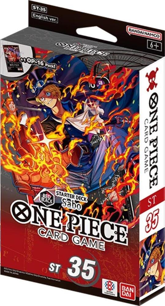 One Piece Card Game Starter Deck ST-35 RED/BLACK Sabo