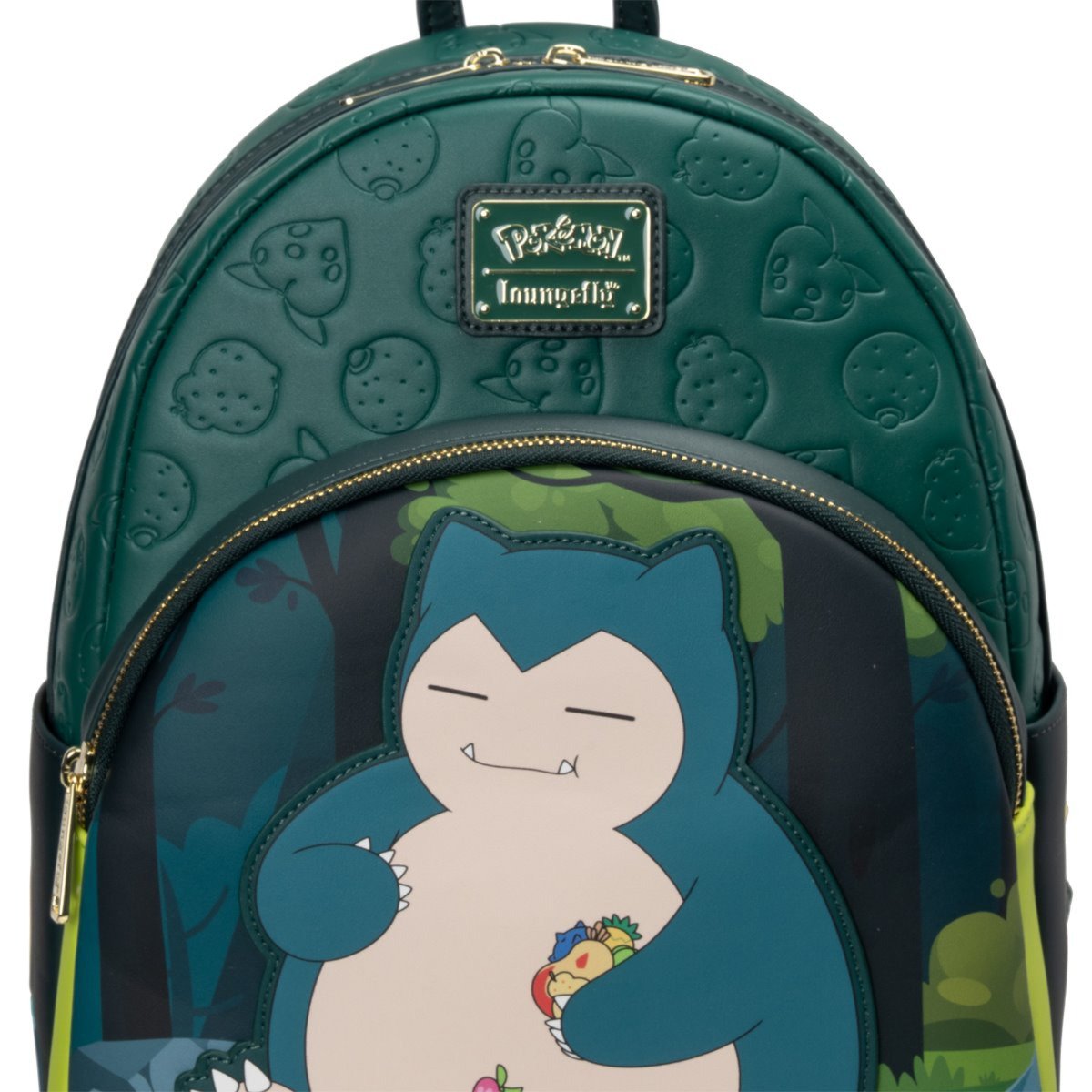 Pokemon Snorlax Midsize Backpack Entertainment Earth Exclusive by Loungefly, Faux Leather Backpack with Adjustable Straps, Limited Edition Pokemon