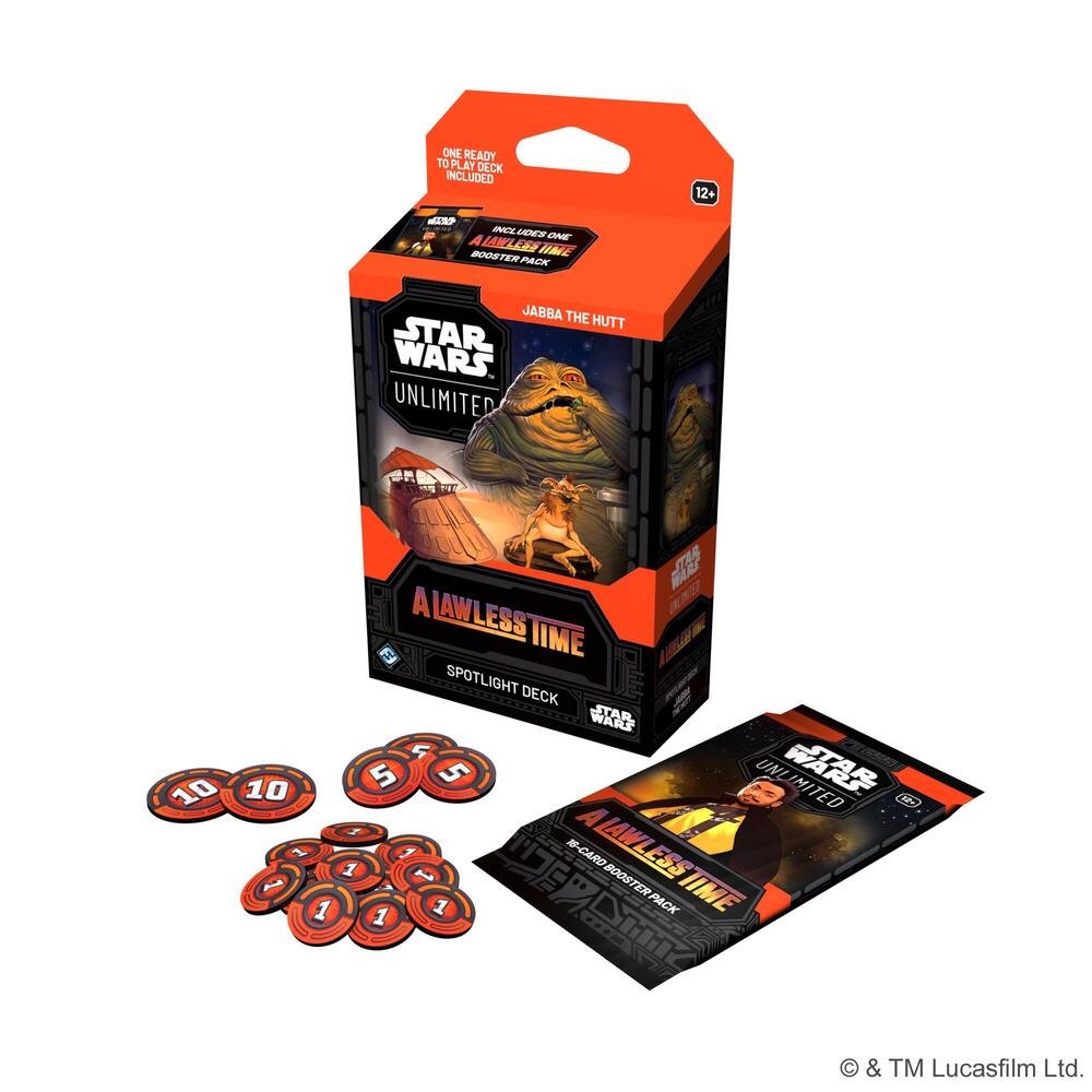 Fantasy Flight Games Star Wars Unlimited A Lawless Time Jabba the Hutt Spotlight Deck