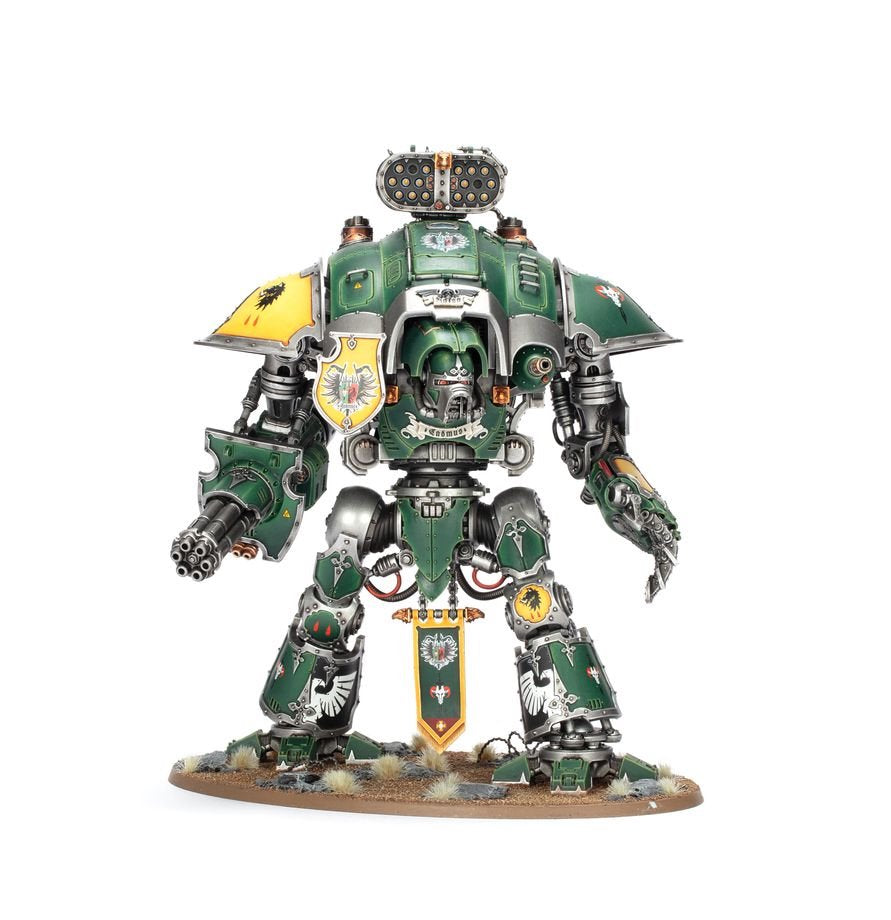 Warhammer 40K Imperial Knights Knight Questoris Model Kit – Multipart Plastic War Machine Figure with 6 Build Configurations for Warhammer 40,000