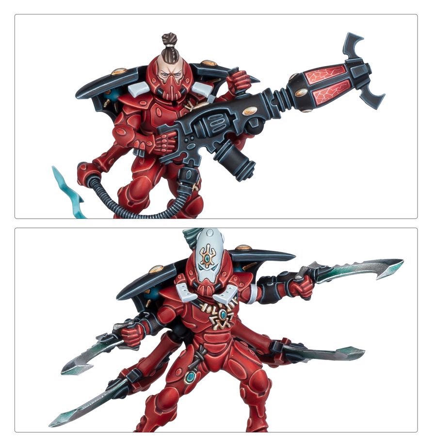 Warhammer 40,000 Combat Patrol: Aeldari – 24 Miniatures, Spiritseer, Dire Avengers, Warp Spiders & Wraithblades, Warhammer 40K Combat Patrol Army Set