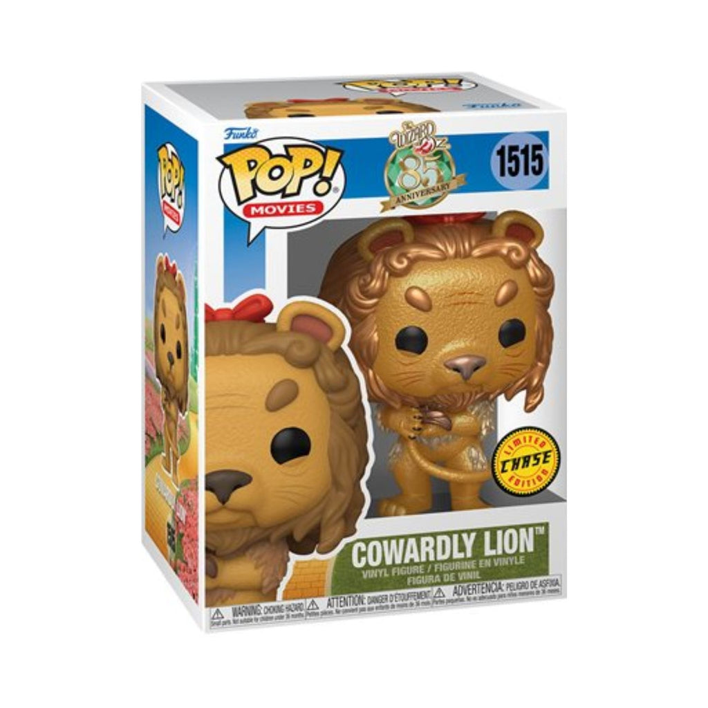 Cowardly Lion Funko Pop! Movies: The Wizard of Oz 85th Anniversary - Collectible Chase Vinyl Figure #1515 with Display Box Protector Case