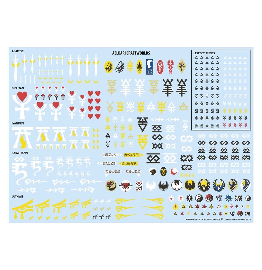Warhammer 40,000 Aeldari Vyper / Starfang Plastic Model Kit – Customizable Fast Attack Skimmer Vehicle with Weapon Options, Transfer Sheet & Citadel