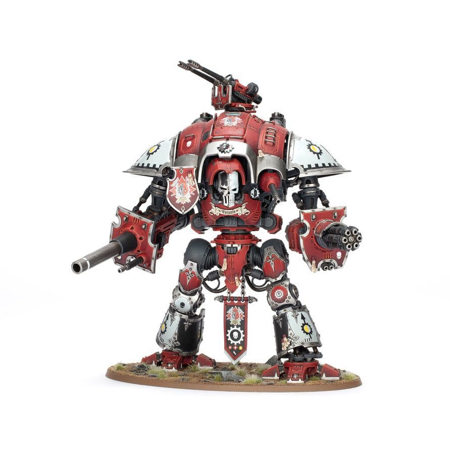 Warhammer 40K Imperial Knights Knight Questoris Model Kit – Multipart Plastic War Machine Figure with 6 Build Configurations for Warhammer 40,000