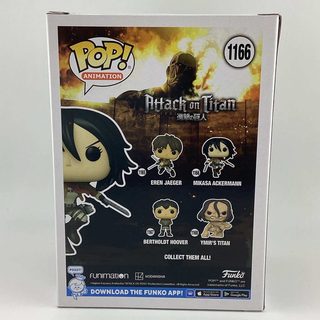 Funko Pop! Vinyl: Attack on Titan - Mikasa Ackerman Signed Trina N. #1166