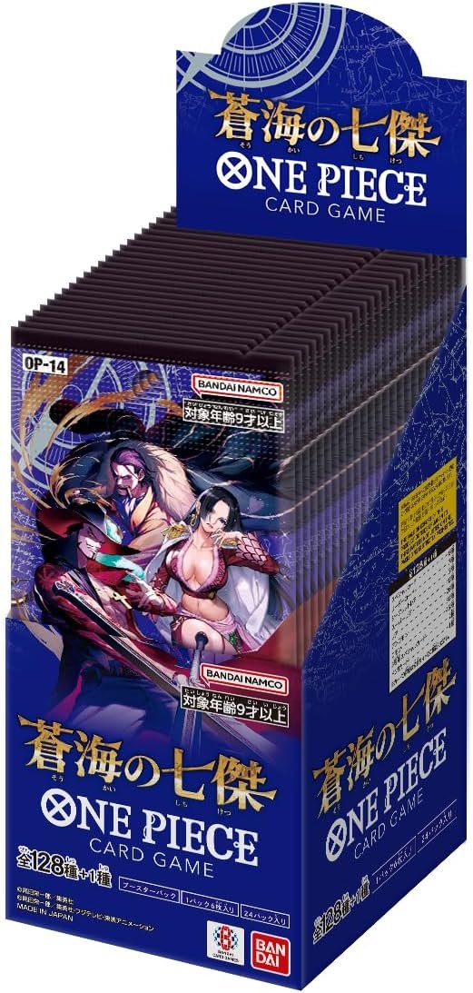 One Piece TCG OP-14 Japanese Booster Box – Sealed Anime Cards, Collector Booster, Trading Cards, Card Deck Expansion, One Piece Cards & Card Display
