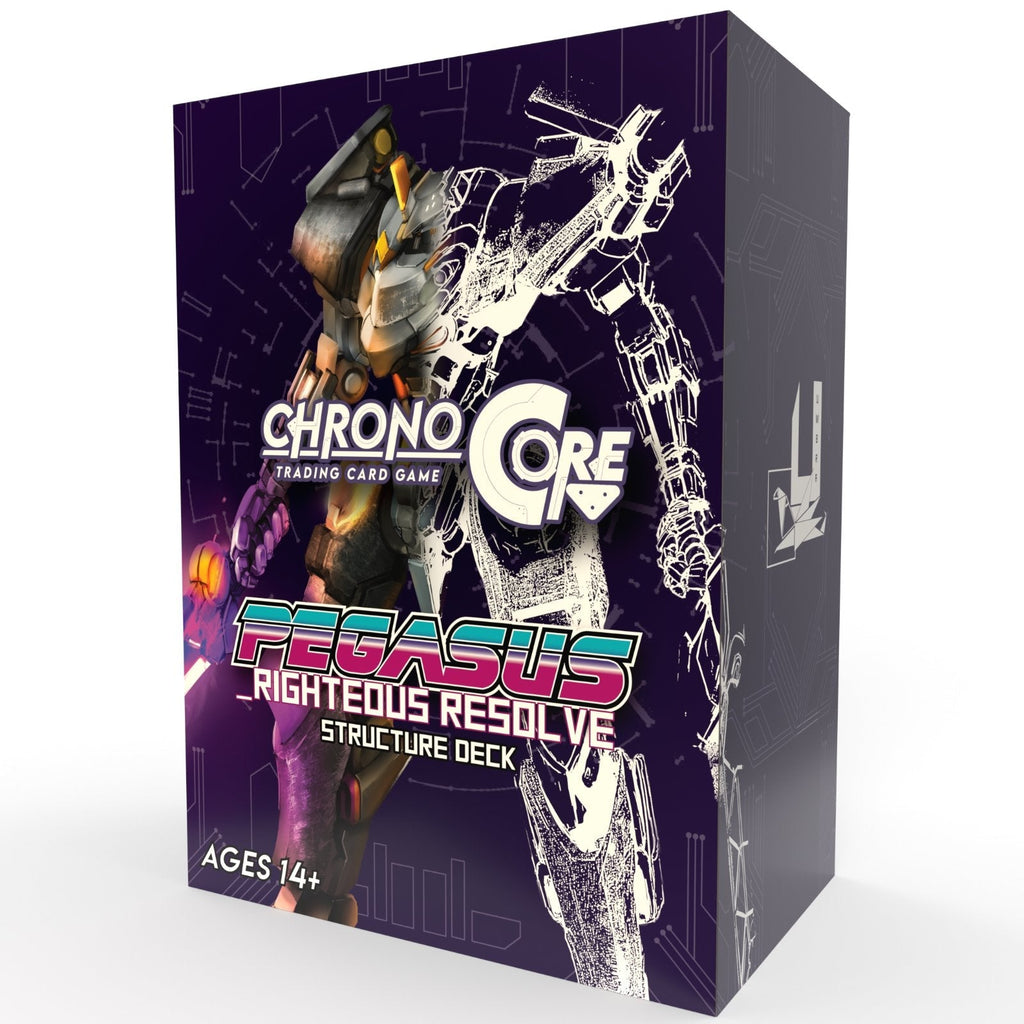 Chrono Core TCG: SD02 Pegasus – Righteous Resolve Structure Deck (Preorder)