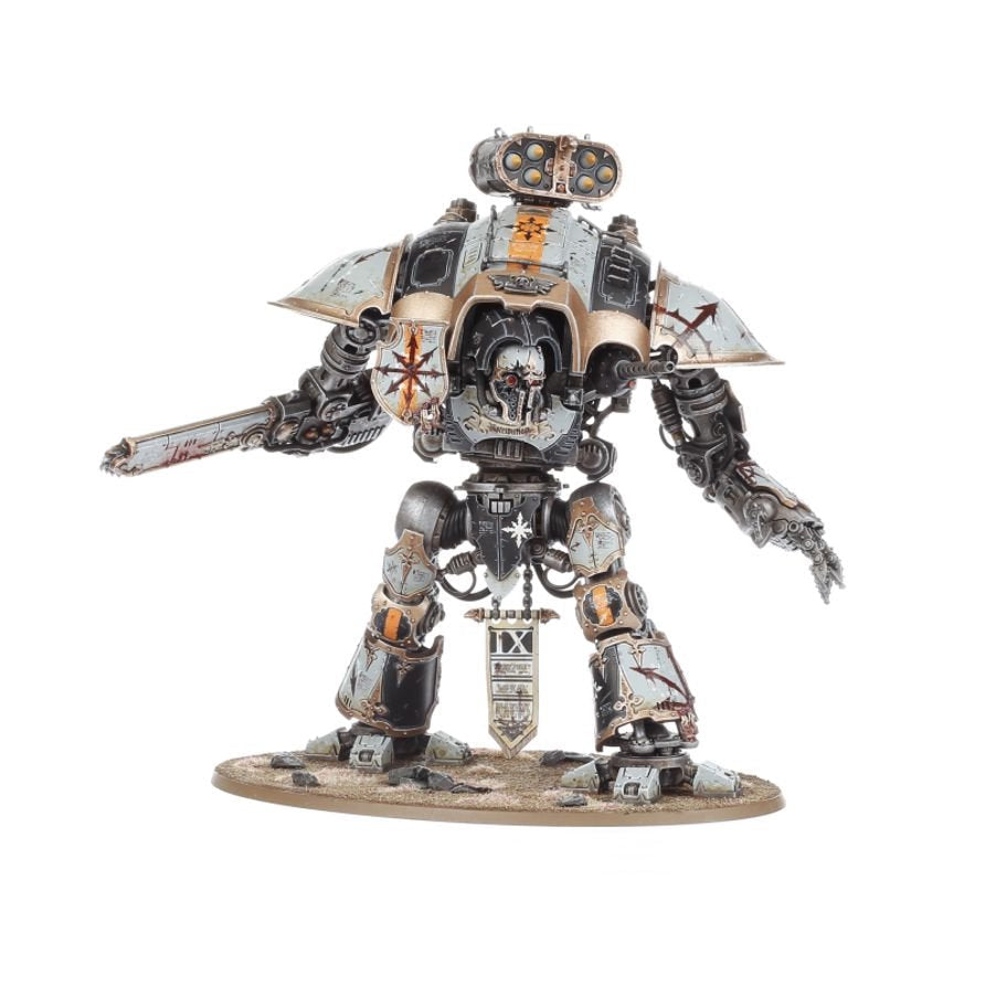 Warhammer 40K Imperial Knights Knight Questoris Model Kit – Multipart Plastic War Machine Figure with 6 Build Configurations for Warhammer 40,000
