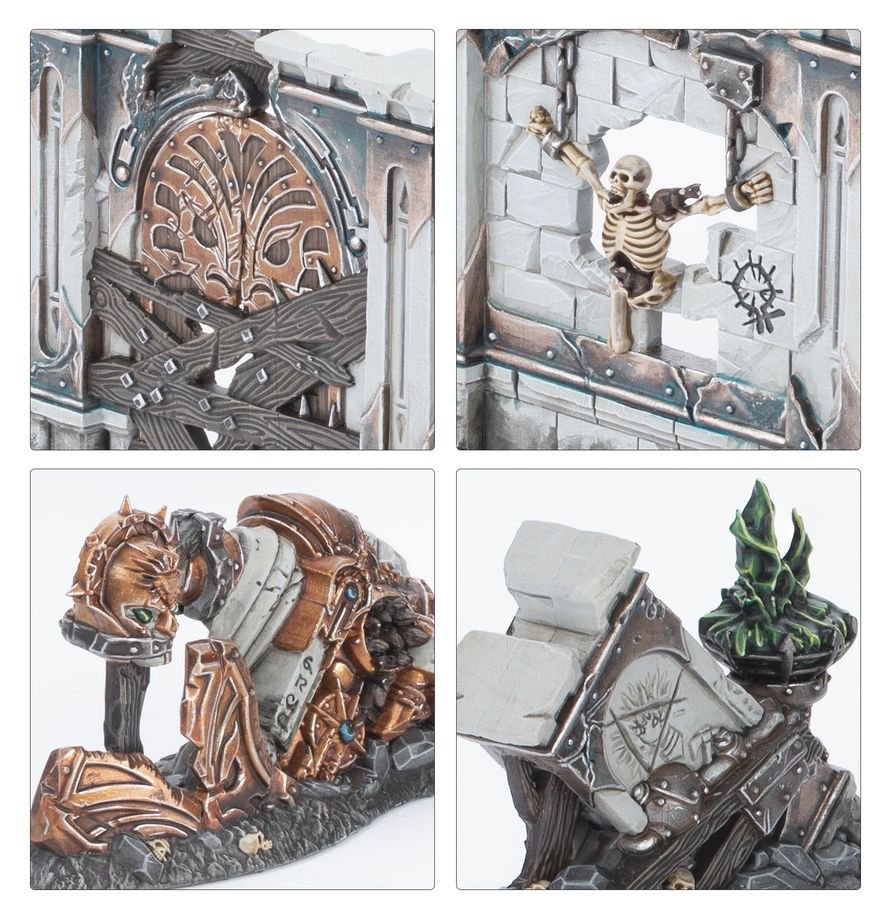 Warhammer Age of Sigmar: Ultimate Starter Set – Spearhead Starter Box with Stormcast Eternals & Skaven, 37 Push-Fit Miniatures, Gaming Mat, Dice &