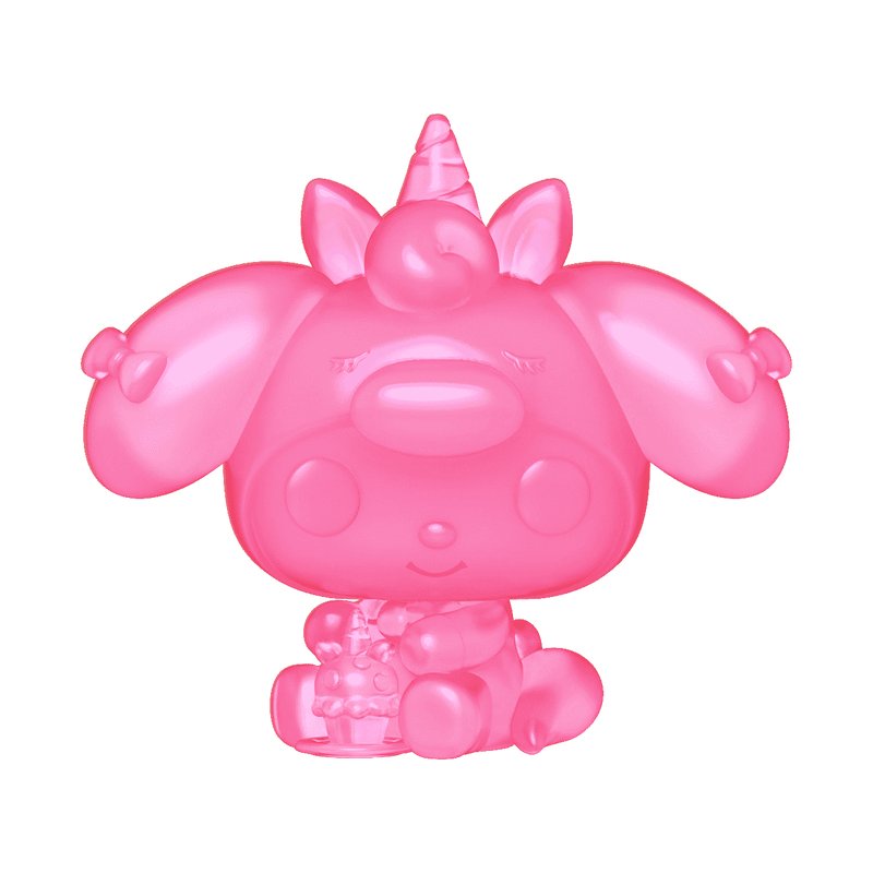 My Melody (Translucent Pink) Funko Pop! Hello Kitty and Friends - Approx. 3.5" Exclusive Collectible Vinyl Figure #61 Bundled with Display Box