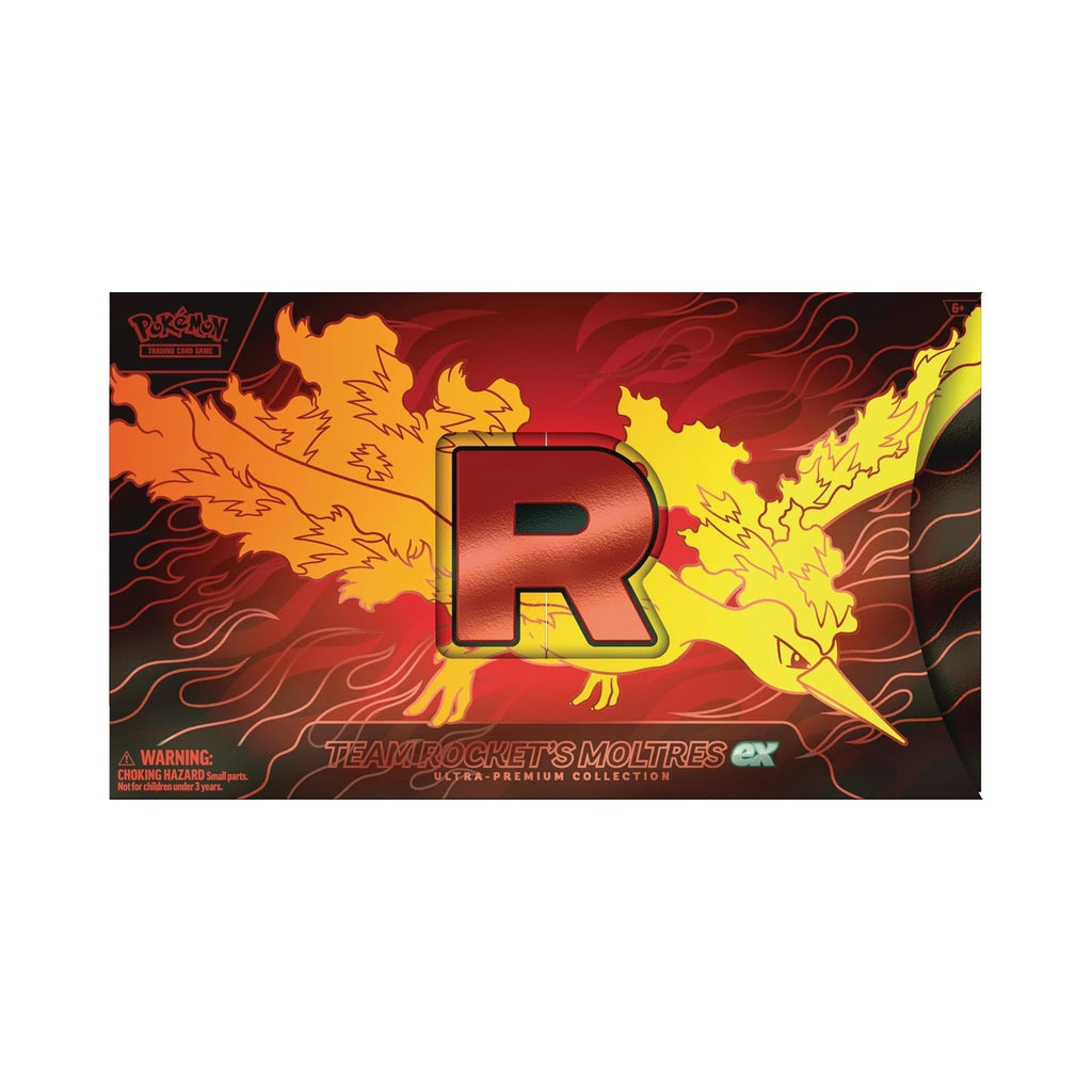 Pokemon Team Rocket's Moltres ex Ultra Premium Collection Pokemon TCG Collectible Card Set