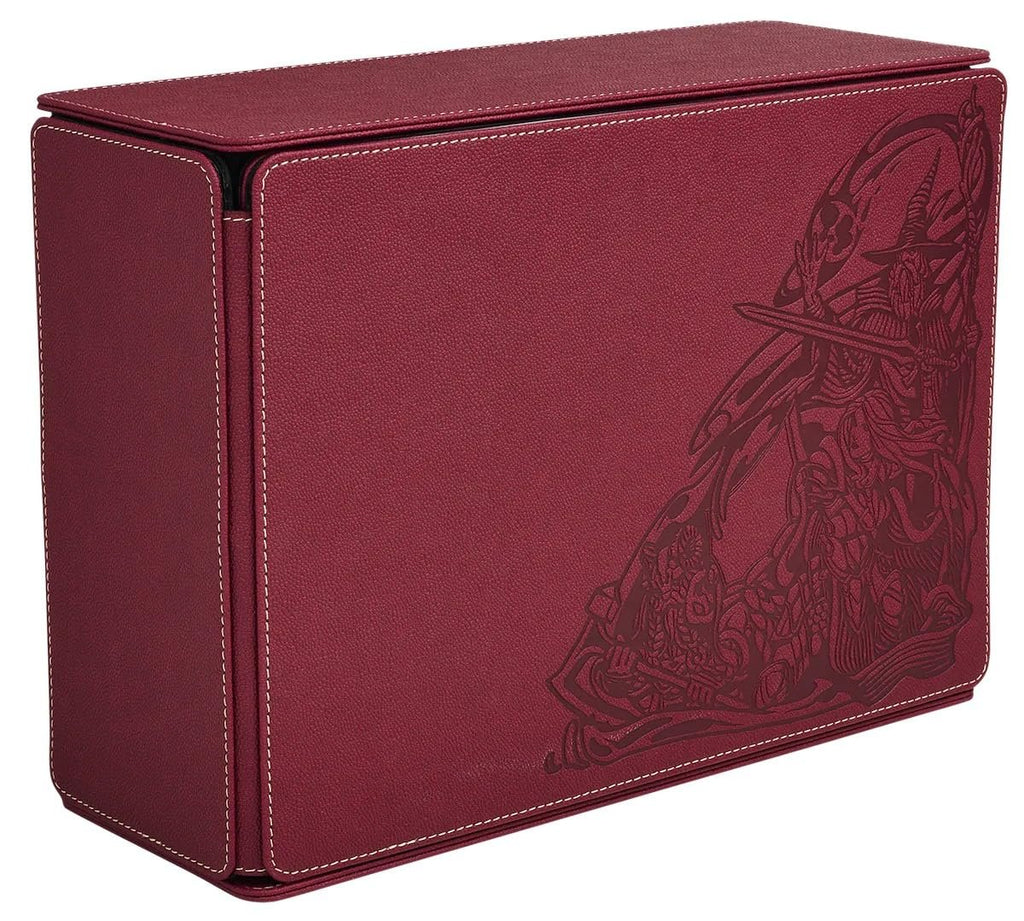 Dragon Shield Role Playing Game Master Companion Blood Red – Compatible with Official DND Spell Cards - 6 Foam Trays with Room for a Total of Over 40