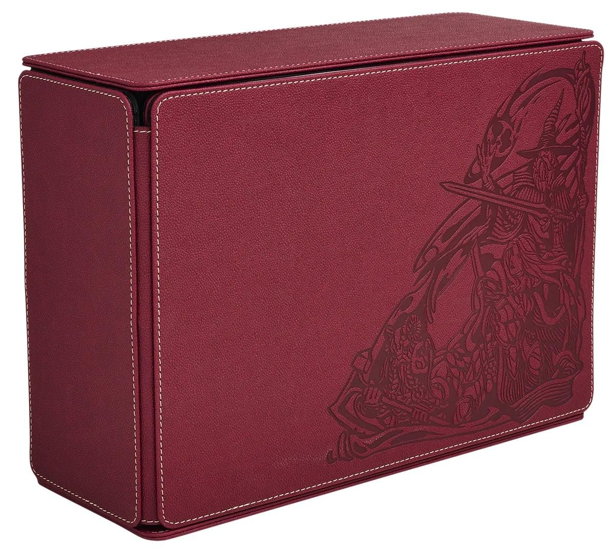Dragon Shield Role Playing Game Master Companion Blood Red – Compatible with Official DND Spell Cards - 6 Foam Trays with Room for a Total of Over 40
