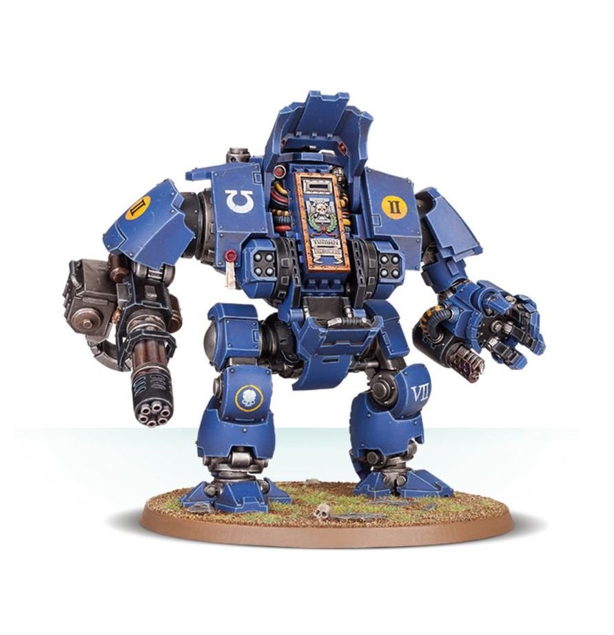 Warhammer 40,000 Space Marines Primaris Redemptor Dreadnought Kit – Multi-Part Plastic Model with Weapons Options, 90mm Base & Transfer Sheet – Highly