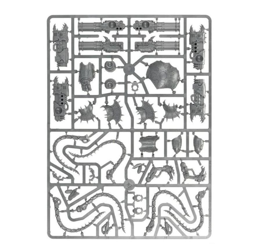 Warhammer 40K Chaos Space Marines Forgefiend Miniature Kit – Buildable Daemon Engine for Chaos Space Marines, World Eaters & Thousand Sons – Plastic