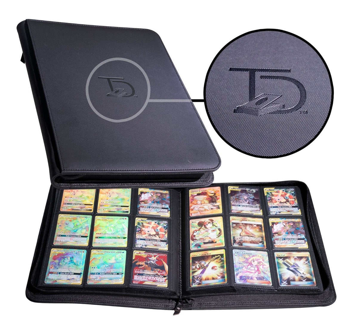 TopDeck 500 Card Trading Card Binder with Zipper Closure