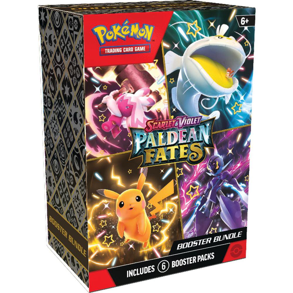 Pokemon TCG Scarlet and Violet Paldean Fates Booster Bundle with Booster Packs