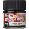 Gundam Assemble Color NGA201 Shade Black Paint by Mr. Hobby – Premium Acrylic for Gundam Model Kits, Smooth Matte Finish, High Coverage for Bandai HG