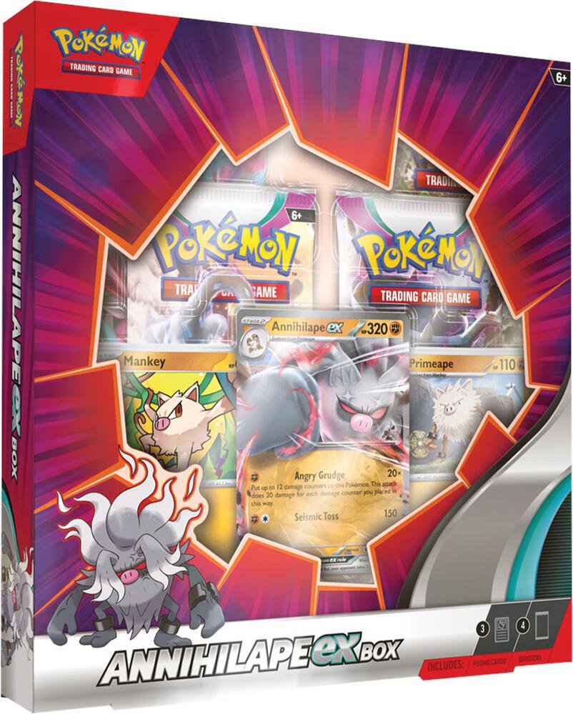 Pokemon TCG Annihilape ex Box with Promo Card and Booster Packs for Pokemon Card Game