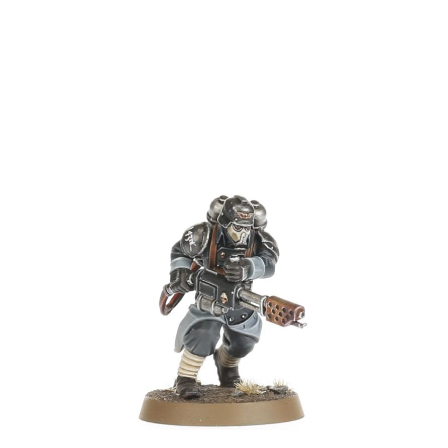 Warhammer 40,000 Astra Militarum Death Korps of Krieg Miniatures Set – 10 Customizable Plastic Soldiers with Transfer Sheet for Warhammer 40K