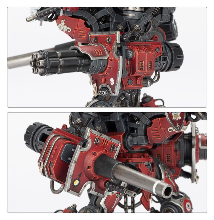Warhammer 40K Imperial Knights Knight Questoris Model Kit – Multipart Plastic War Machine Figure with 6 Build Configurations for Warhammer 40,000
