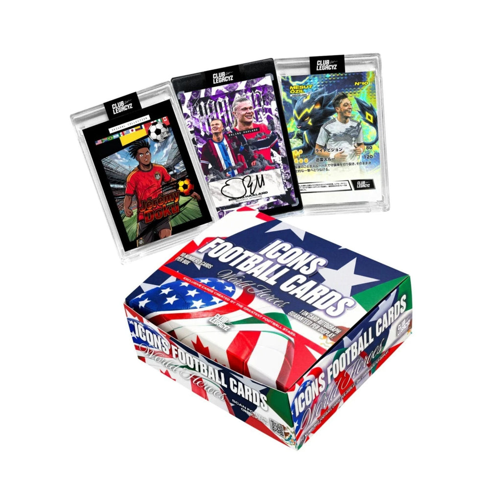 2026 Club Legacyz Icons 4th Edition Soccer Trading Cards Hobby Box (Preorder)