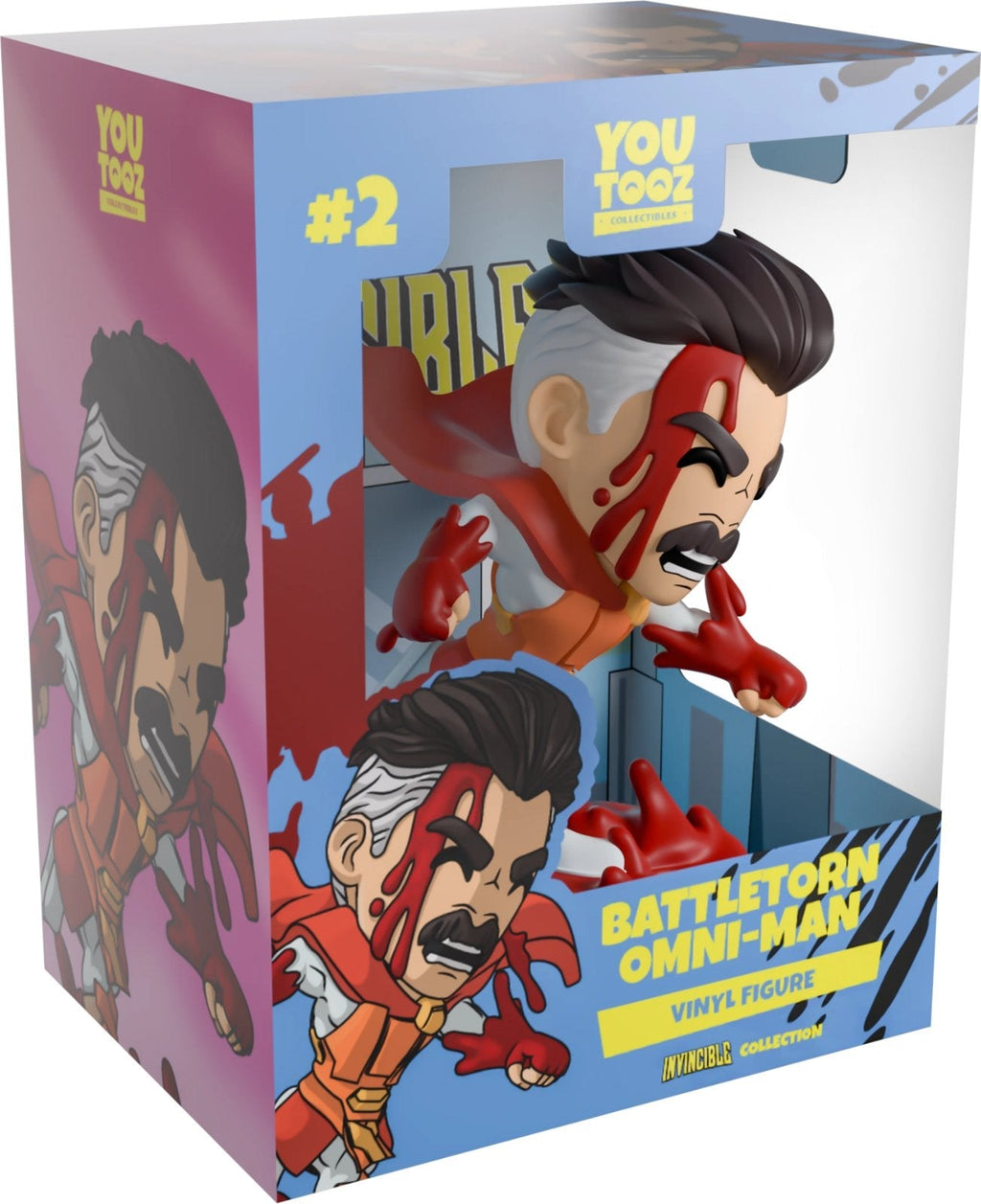 Battletorn Omni-Man Youtooz Invincible Collection - Approx. 4.4" Collectible Vinyl Figure #2 with Window Display Box (Preorder)