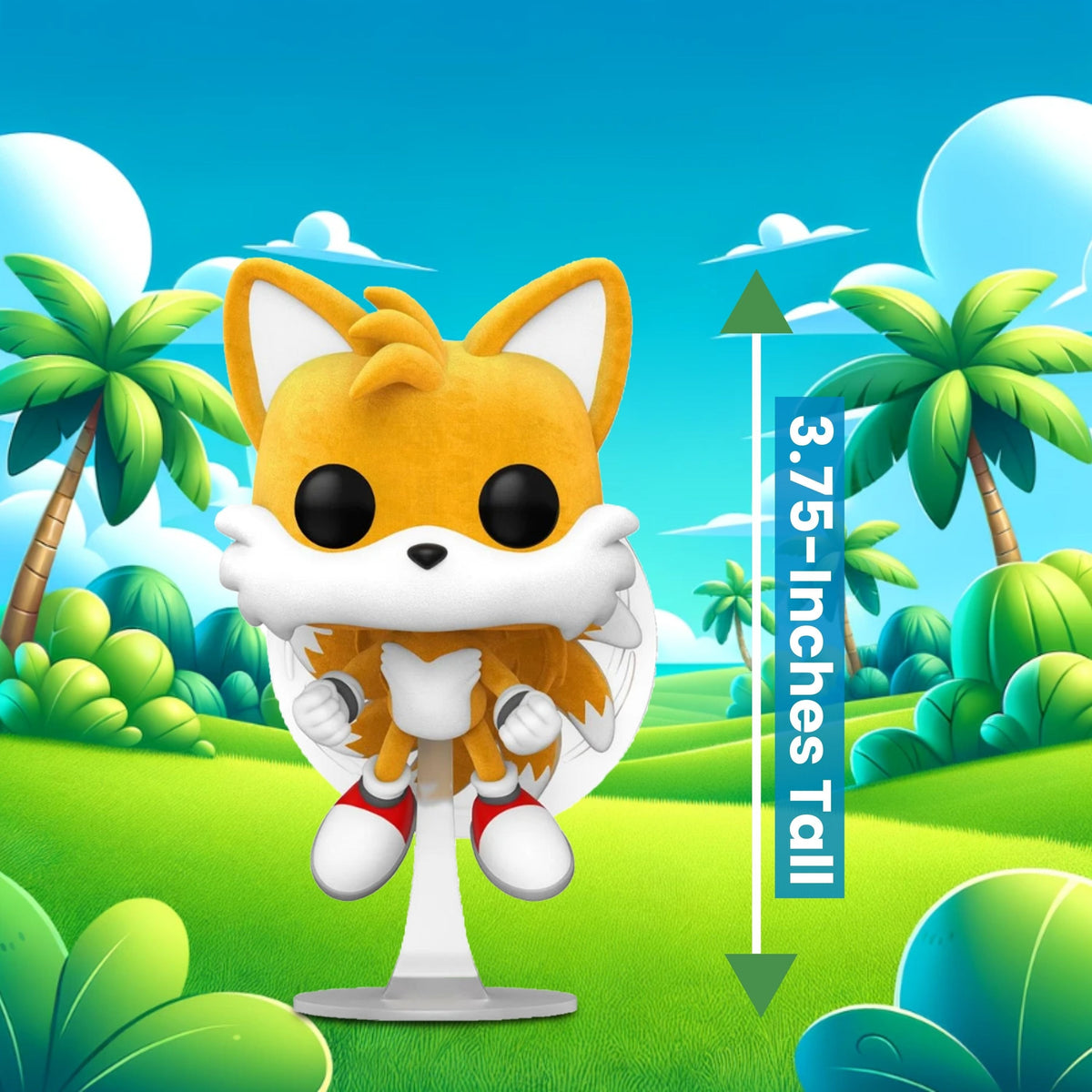 Tails Funko Pop! Games Sonic The Hedgehog - Specialty Series Exclusive - Chase Limited Edition Vinyl Figure #978 with Display Box Protector Case