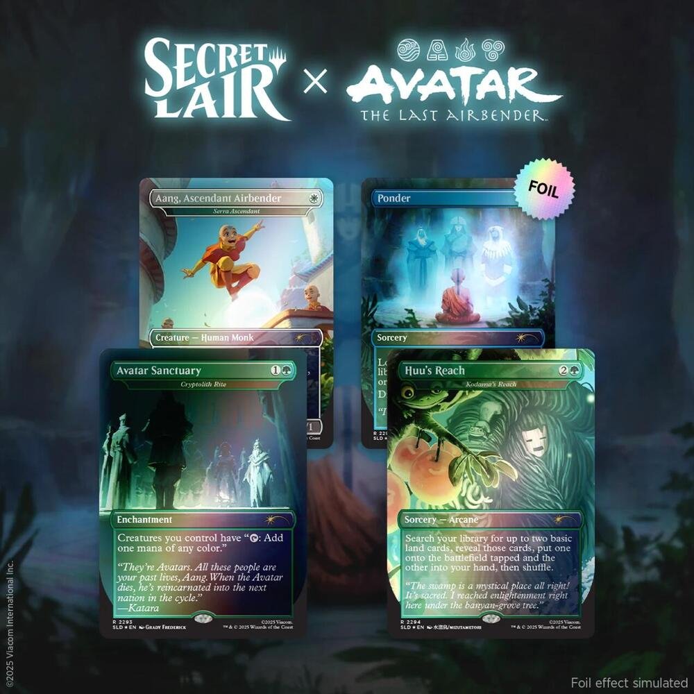 Magic: The Gathering TCG Avatar Secret Lair X Avatar The Last Airbender A Lot To Learn