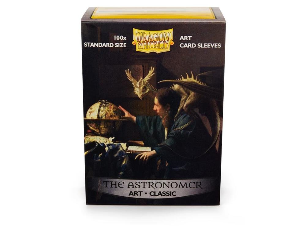 Dragon Shield Art Classic Card Sleeves Glossy The Astronomer 100ct Standard Size Trading Card Protector Sleeves for TCG, Collectible Trading Cards