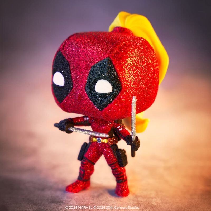Ladypool with Swords Funko Pop! Marvel Studios Deadpool and Wolverine - Diamond Collection Glitter Exclusive - Approx. 4.05" Collectible Vinyl Figure